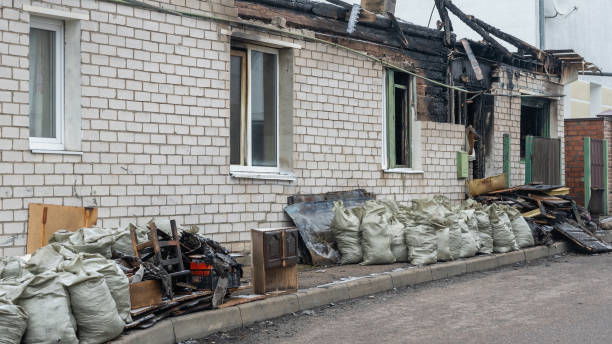 Professional Fire Damage Repair technician working in Malvern, PA